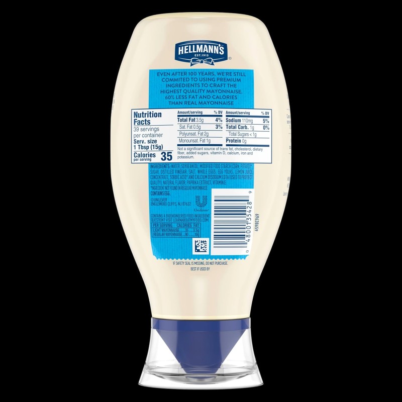 Hellmann's Light Mayonaise 11.5oz