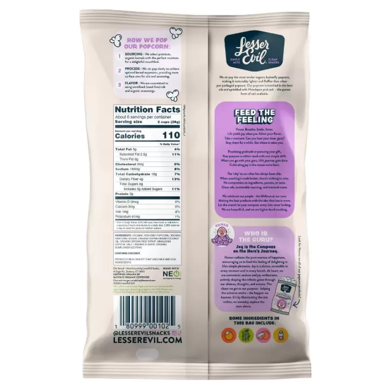 Himalayan Sweetness Organic Popcorn Himalayan Sweetness Organic Popcorn
