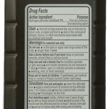 Hydrogen Peroxide Antiseptic Solution 16 Oz