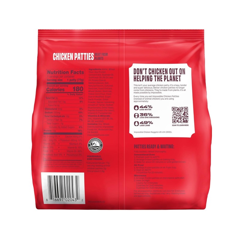 Impossible Chicken Patties