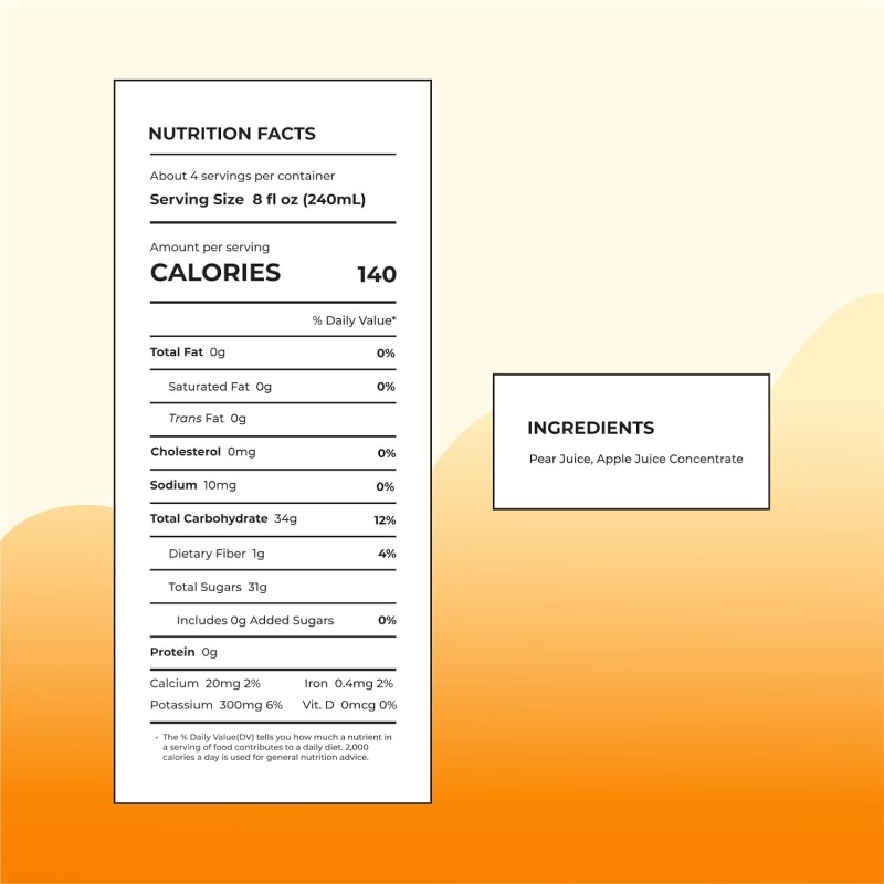 Ios Organic 100% Organic Pear Juice