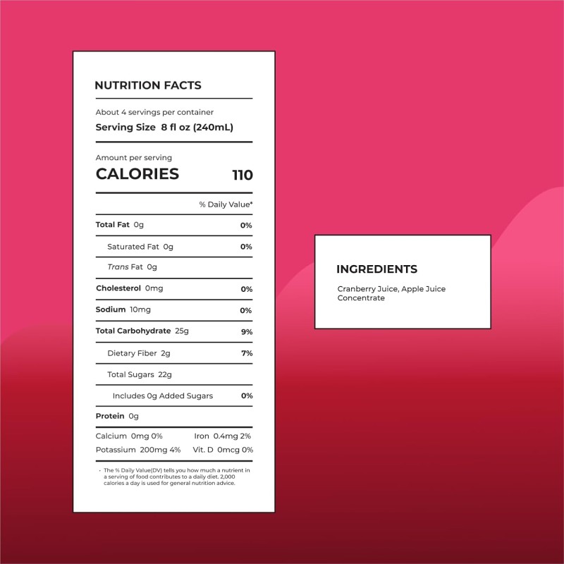 Ios Organic Cranberry Juice