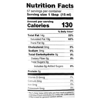 Ios Organic Refined Coconut Oil