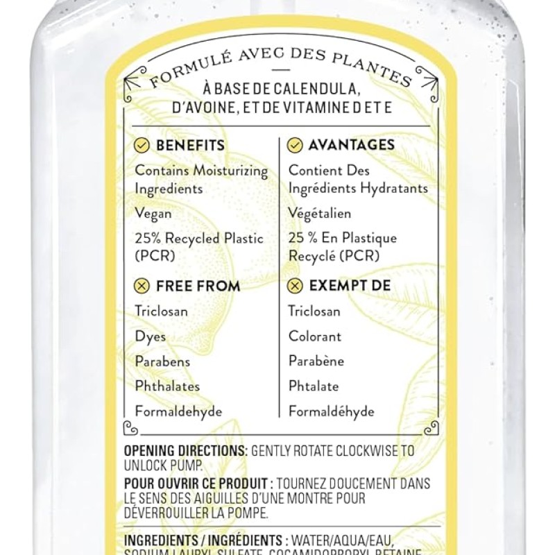 J.R. Watkins Hand Soap Lemon