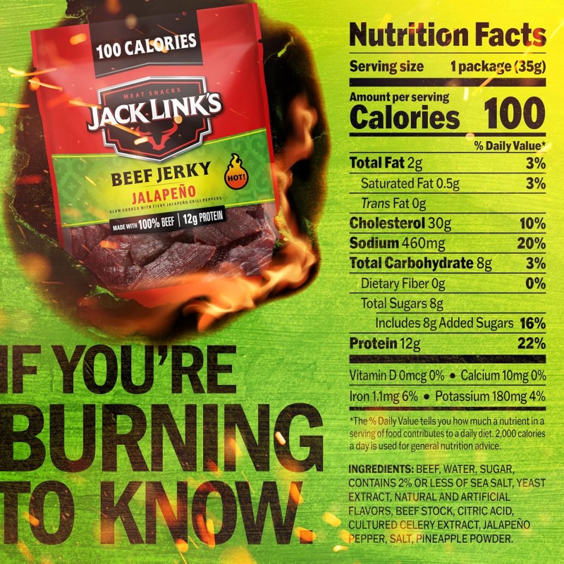 Jack Link's Beef Jerky Jalapeno Jack Link's Beef Jerky Jalapeno