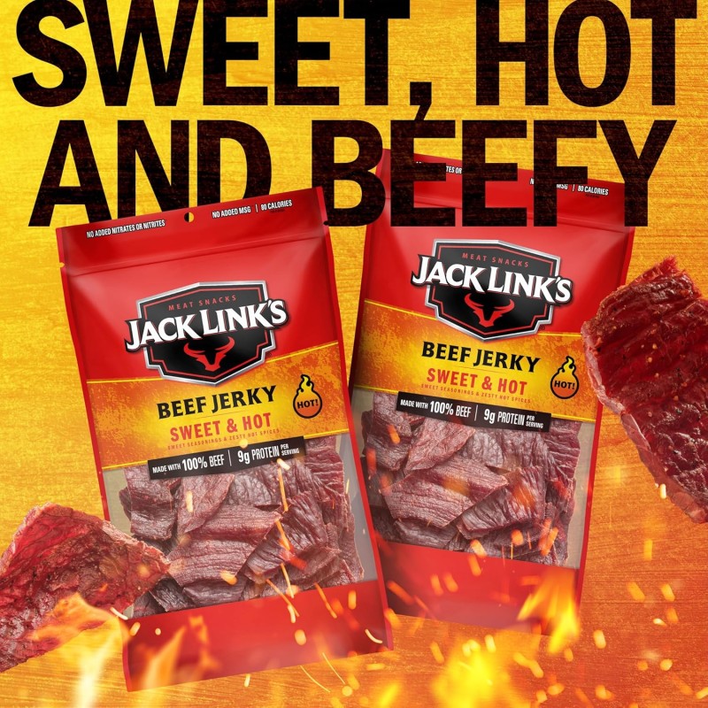 Jack Link’s Sweet & Hot Beef Jerky Jack Link’s Sweet & Hot Beef Jerky