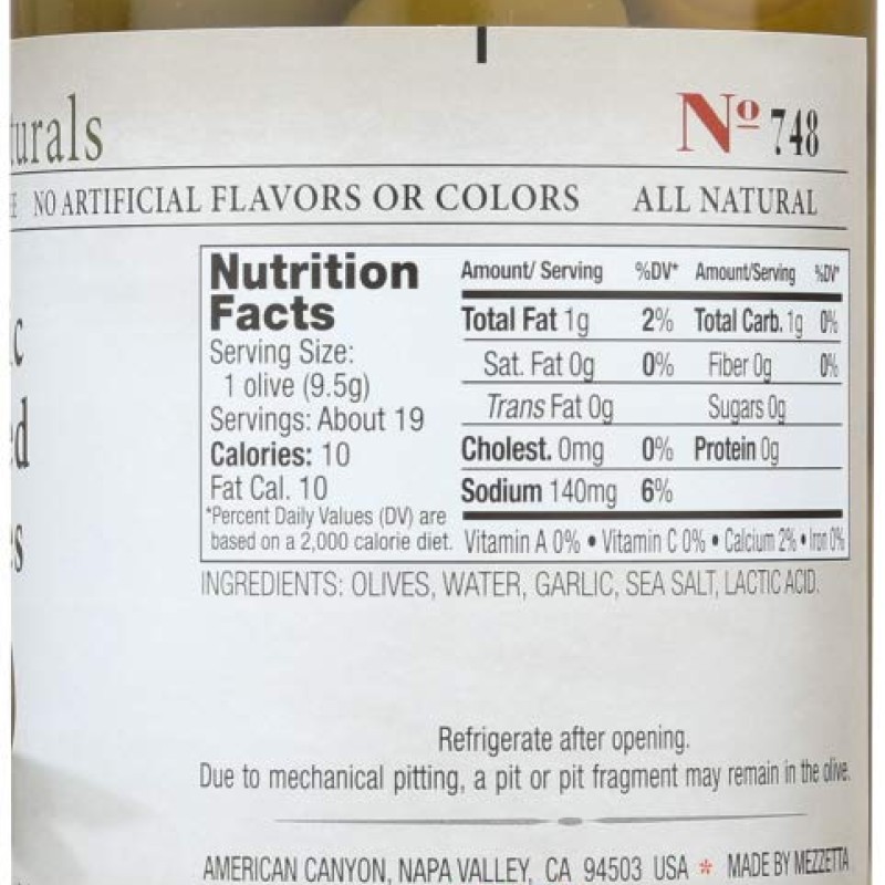 Jeff’s Garden Garlic Stuffed Olives