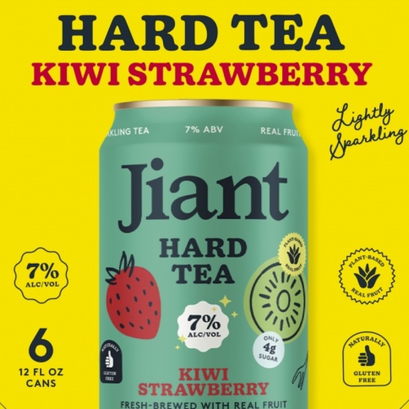 Jiant Hard Tea Kiwi Strawberry Jiant Hard Tea Kiwi Strawberry