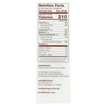 Organic Gluten-Free Brown Rice Fusilli