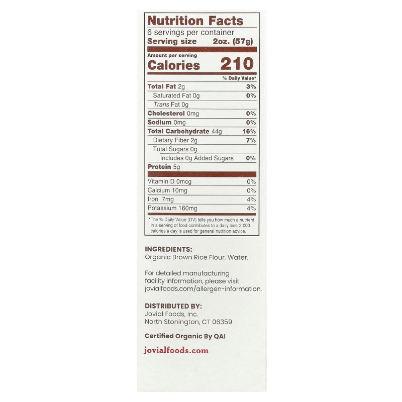 Organic Gluten-Free Brown Rice Fusilli