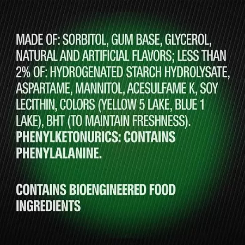 5 Spearmint Rain Sugarfree Gum 5 Spearmint Rain Sugarfree Gum