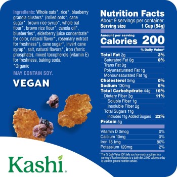 Kashi Organic Blueberry Clusters Cereal