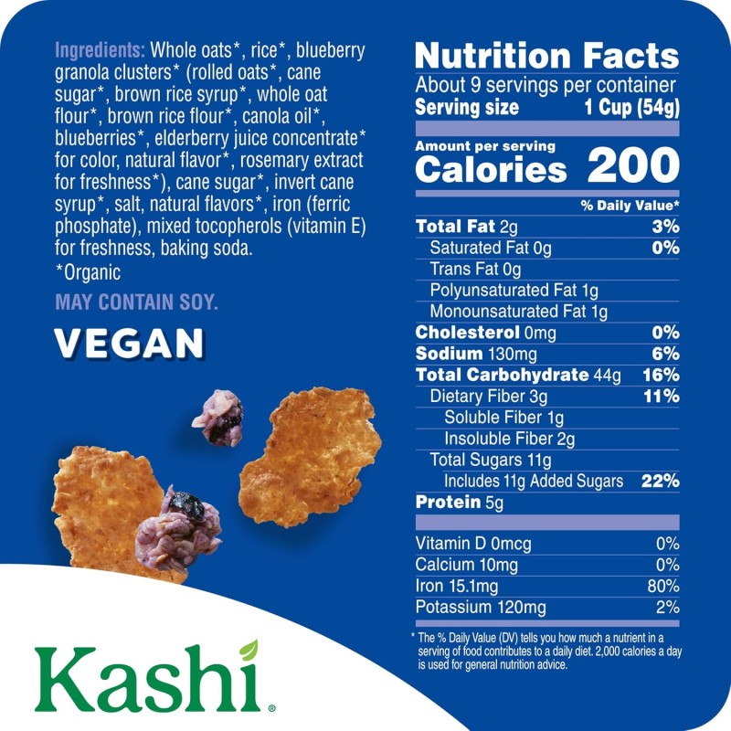 Kashi Organic Blueberry Clusters Cereal