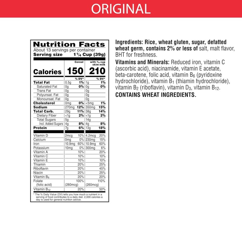 KellogG'S  Special K® Original Breakfast Cereal KellogG'S  Special K® Original Breakfast Cereal