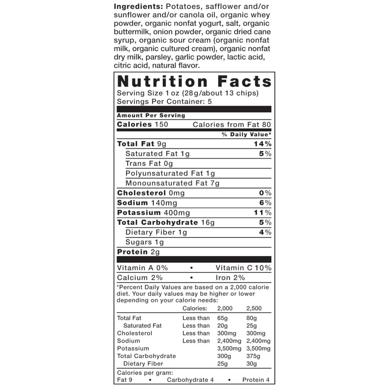 Kettle Chips Sour Cream & Onion