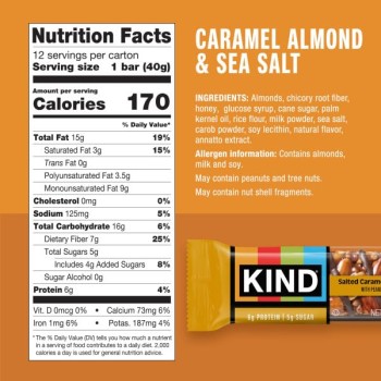Kind Bar Caramel Almond & Sea Salt Kind Bar Caramel Almond & Sea Salt