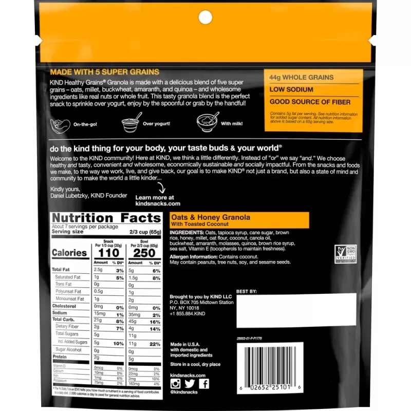 Kind Granola Almond Butter Clusters