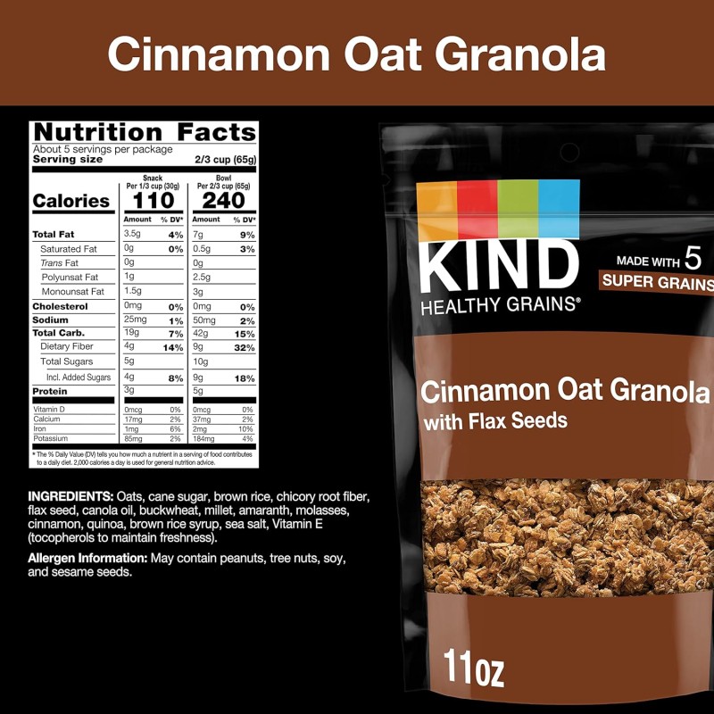 Kind Granola Cinnamon oat