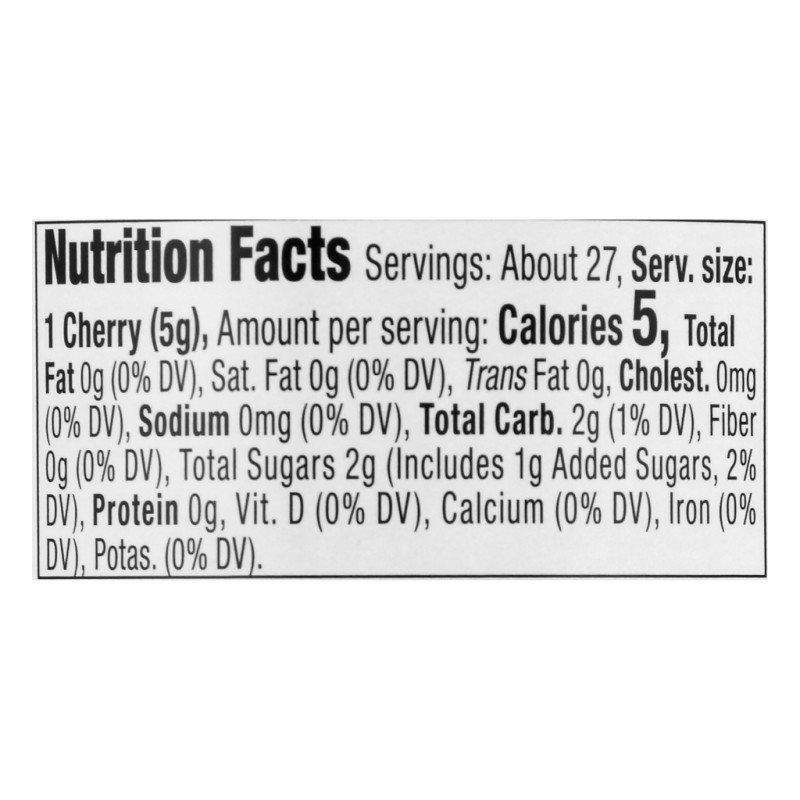 Krasdale Maraschino Cherries with Stems