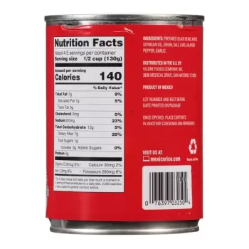 La Costena Refried Black Beans