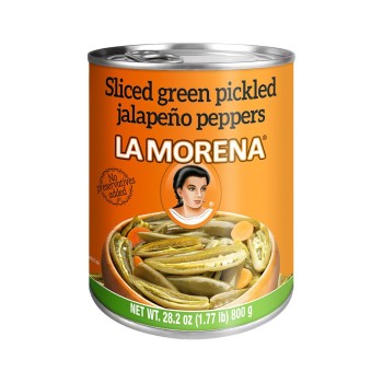 La Morena Sliced Green Jalapeno Peppers