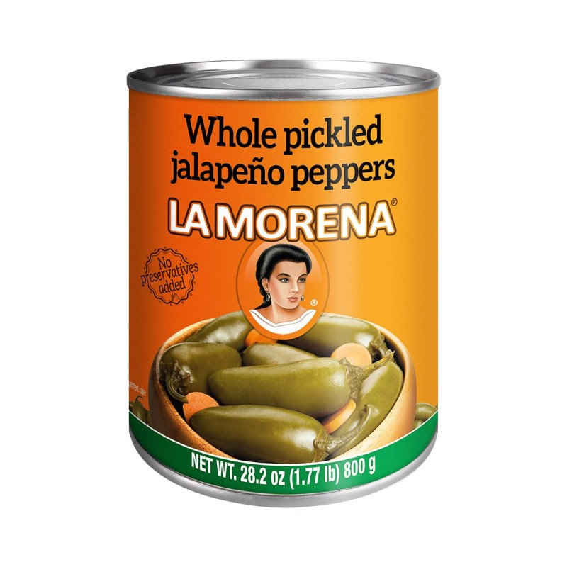 La Morena Whole Pickled Jalapeño Peppers