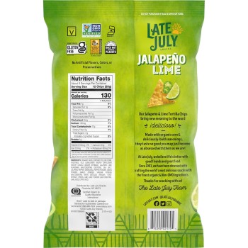 Late July Tortilla Chip Jalapeno Lime