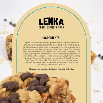Lenka Granola Bar Peanut Butter & Chocolate