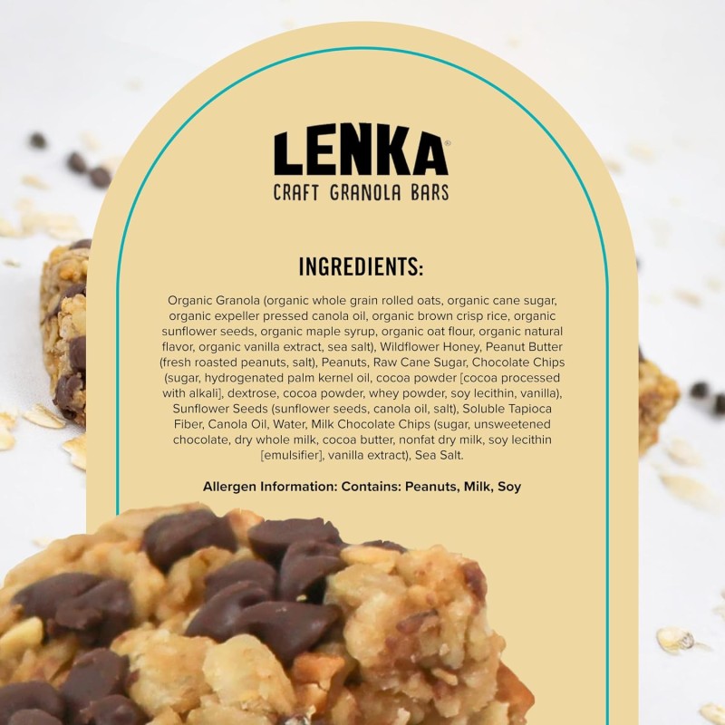 Lenka Granola Bar Peanut Butter & Chocolate