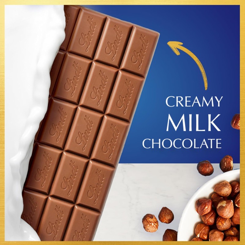 Lindt Classic Recipe Hazulnut Milk Chocolate Bar Lindt Classic Recipe Hazulnut Milk Chocolate Bar