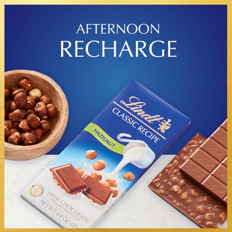 Lindt Classic Recipe Hazulnut Milk Chocolate Bar Lindt Classic Recipe Hazulnut Milk Chocolate Bar