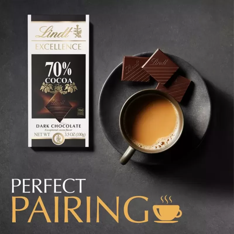 Lindt Dark Chocolate 70% Cacao Lindt Dark Chocolate 70% Cacao