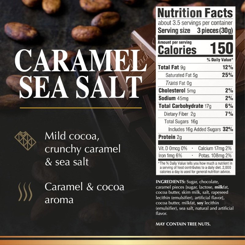 Lindt Dark Chocolate Caramel Sea Salt Lindt Dark Chocolate Caramel Sea Salt