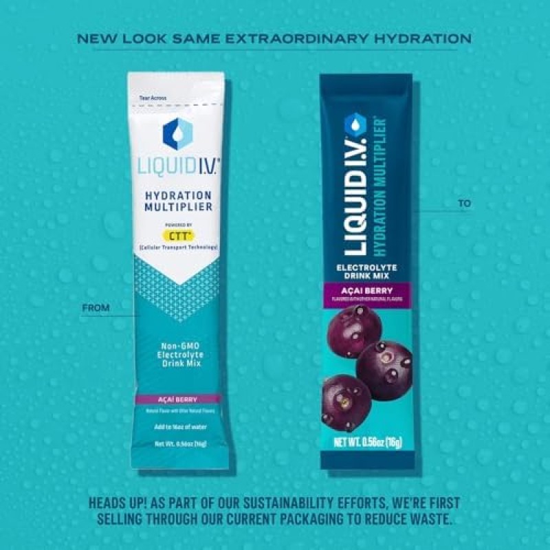 Liquid I.V. Hydration Multiplier Acai Berry Liquid I.V. Hydration Multiplier Acai Berry