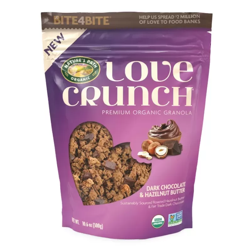 Love Crunch Dark Chocolate & Hazelnut Butter
