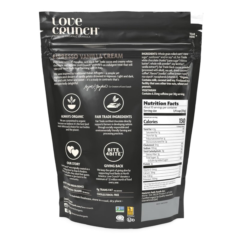 Love Crunch Espresso Vanilla Cream