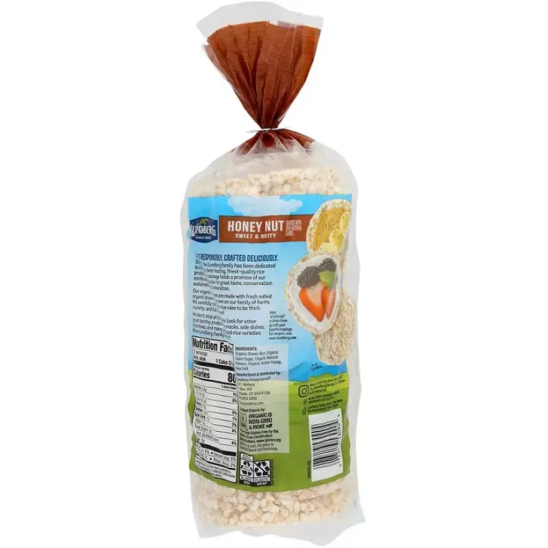 Lundberg Organic Rice Cake Honey Nut