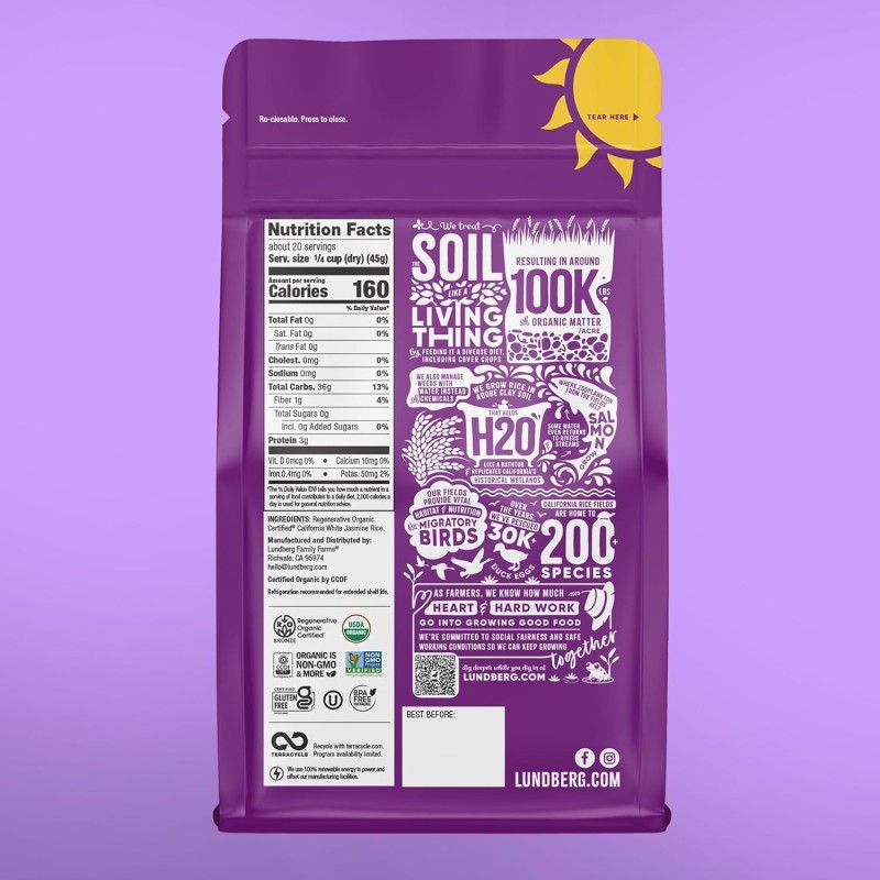 Lundberg Organic Jasmine Rice Lundberg Organic Jasmine Rice