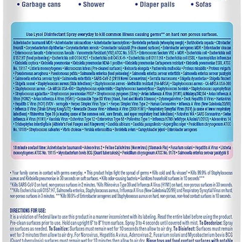 Lysol Disinfectant Spray - Spring Waterfall