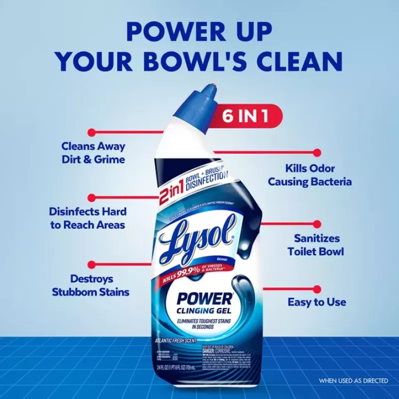 Lysol Toilet Bowl Cleaner Power