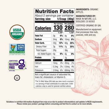Made In Nature Organic Apples Dried