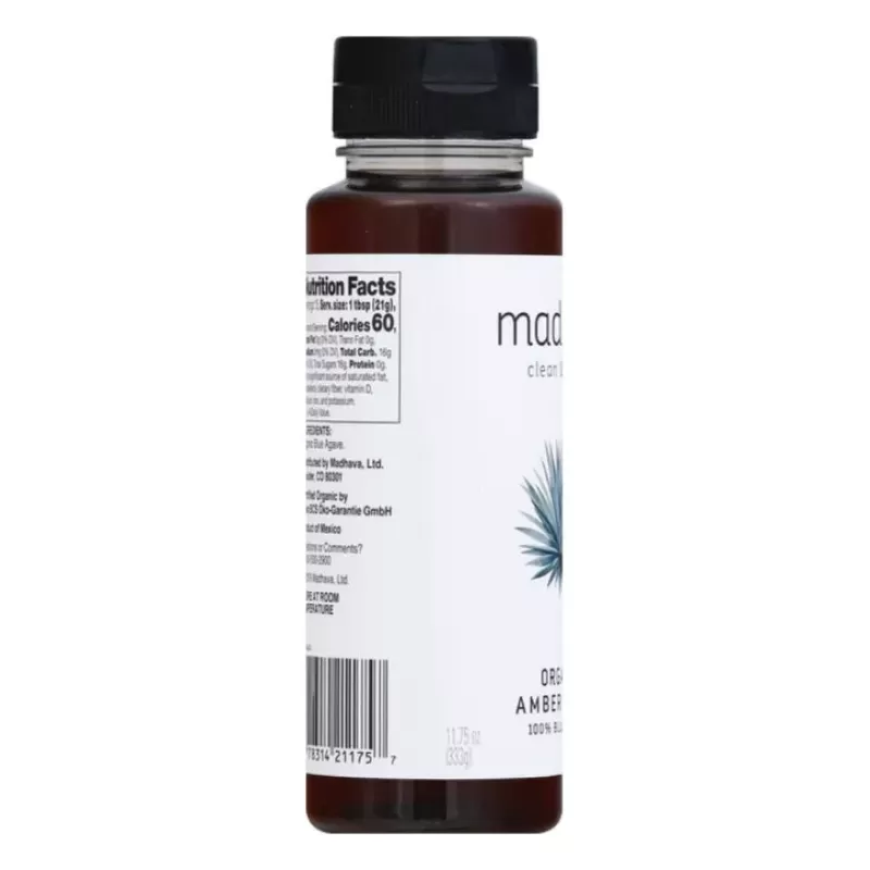 Madhava Organic Amber Agave