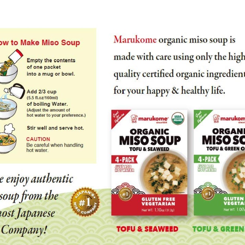 Marukome Miso Soup Tofu