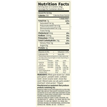 Mary's Gone Crackers Basil-Garlic