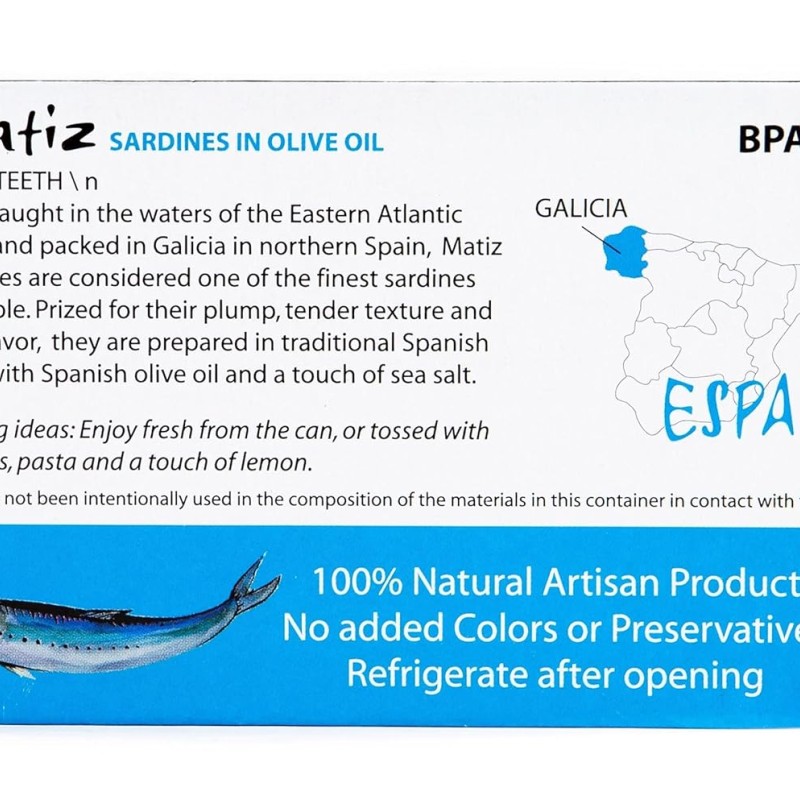 Matiz Wild Sardines In Spanish Olive Oil