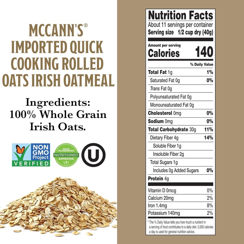 McCann's Irish Oatmeal Quick Cooking