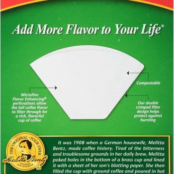 Melitta Coffee Filters 2 Cone White