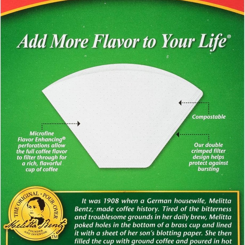 Melitta Coffee Filters 2 Cone White