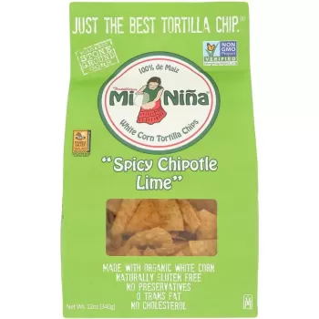 Mi Nina Tortilla Chips Spicy Chipotle Lime