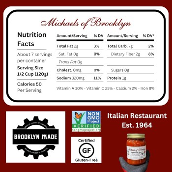 Michaels of Brooklyn Ariabbiata Sauce
